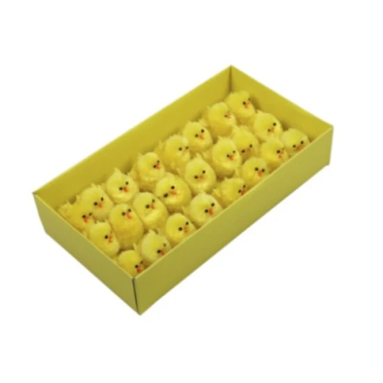 CHICK CHENILLE 4CM YELLOW 36PCS CHICK CHENILLE 4CM YELLOW 36PCS