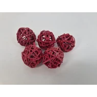 LATA BALL (BRANCH BALL) 4CM BORDEAUX 50PCS