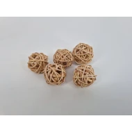 LATA BALL (BRANCH BALL) 4CM BLEACHED 50PCS