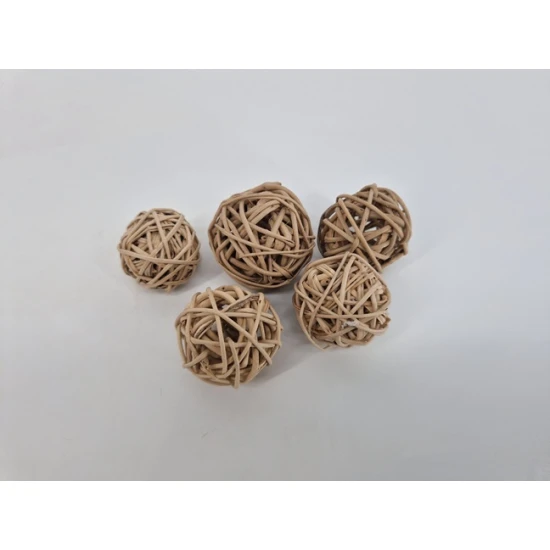 LATA BALL (BRANCH BALL) 4CM NATURAL 50PCS