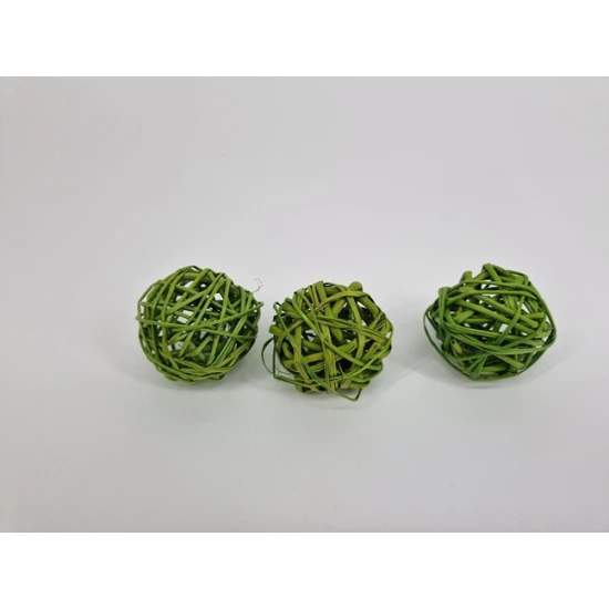 LATA BALL (BRANCH BALL) 6CM LIME GREEN 25PCS