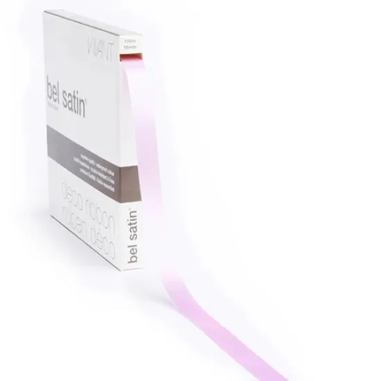 RIBBON BEL SATIN 100MX15MM LILAC
