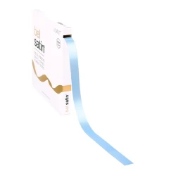 RIBBON BEL SATIN 100MX15MM ICE BLUE
