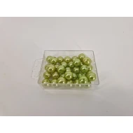 PARELS 14MM APPELGROEN