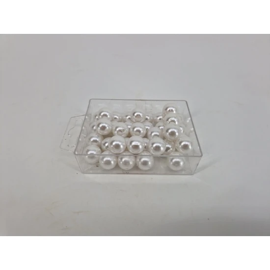 PERLES 14MM BLANC