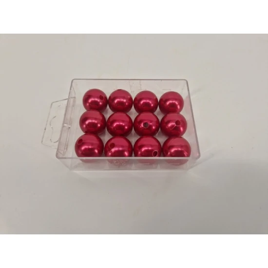 PERLES 20MM ROUGE