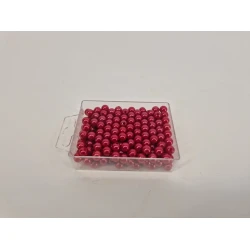 PARELS 8MM ROOD