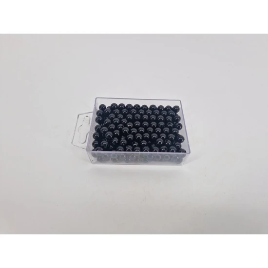 PARELS 8MM ZWART