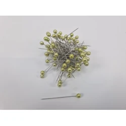 PEARL PINS D6XL55 APPLE GREEN 100PCS