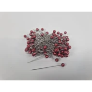 PEARL PINS D6XL55 RED 100PCS
