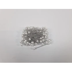 PEARL PINS D6XL55 WHITE 100PCS