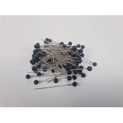PEARL PINS D6XL55 BLACK 100PCS
