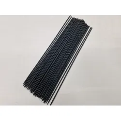 BAMBOO STICK POINTED 70CM 5.5/6MM GREEN 50PCS