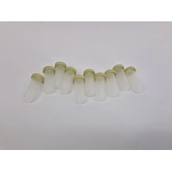 PLASTIC BUISJE (BLOEMFLESJE/PIPET) 4CC 5X1.5CM 10ST