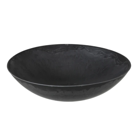 COUPE EN PLASTIQUE BOULE 28CM GRIS