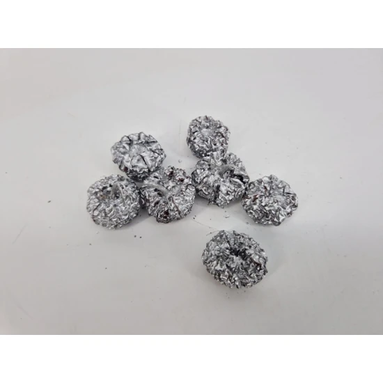 POMPOEN ZILVER +/-50GR