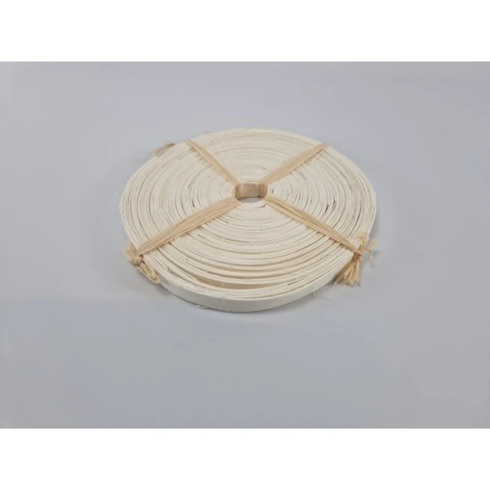 WICKER RIBBON 18MM BLEACHED +/-250GR