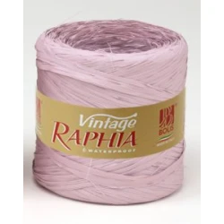RAFFIA VINTAGE POEDERROZE 200M