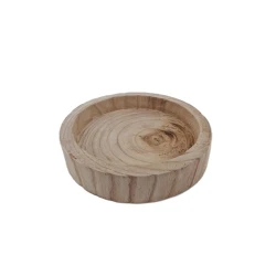 ROUND PAULOWNIA NATURAL D24 H5CM