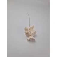 SHOLA ROSE 4CM NATUREL SUR TIGE 40PCS