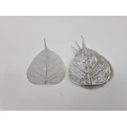 SKELETON LEAF SILVER 100PCS