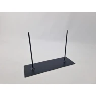 SUPPORT 10X30CM 2 PINS NOIR 1PC