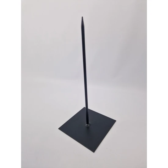 SUPPORT SMALL 18X18CM PIN 40CM NOIR 1PC