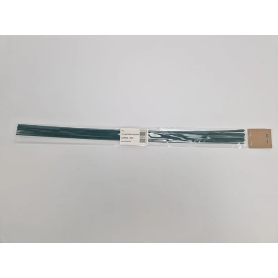 STUB WIRE PAINTED GREEN 0.8X400MM