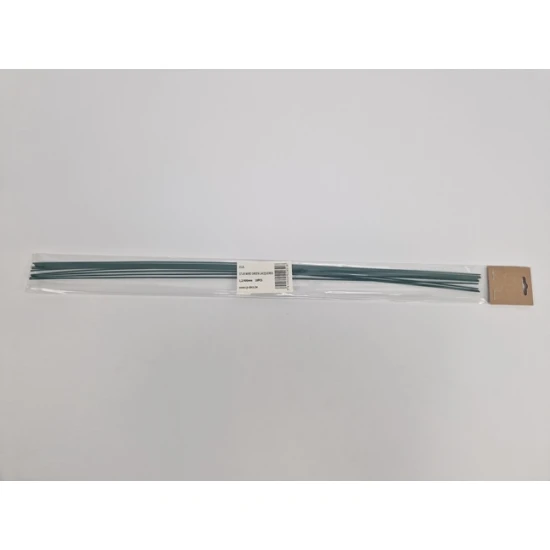 STUB WIRE PAINTED GREEN 1.2X400MM