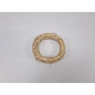 STRAW WREATH 20CM