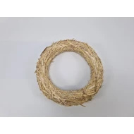 STRAW WREATH 30CM