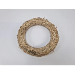 STRAW WREATH 35CM