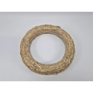STRAW WREATH 40CM