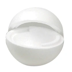 STYROPOR BOL HOL 20CM 1/2