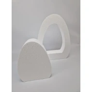 STYROPOR EGG UPRIGHT OPEN + CLOSED 40CM