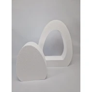 STYROPOR EGG UPRIGHT OPEN + CLOSED 50CM