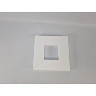 STYROPOR SQUARE 35X35X5CM WITH OPENING 15X15X5CM