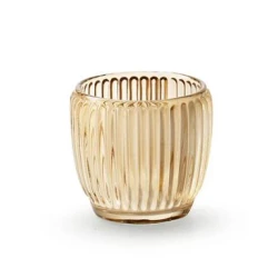 TEA LIGHT GLASS MILLIE BEIGE H7 D8CM