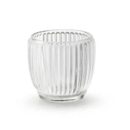 TEA LIGHT GLASS MILLIE TRANSPARENT H7 D8CM