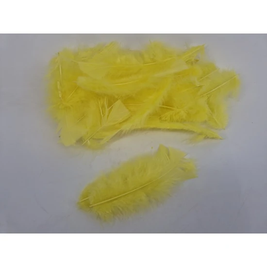 PLUMES FLATS JAUNE +/-45GR