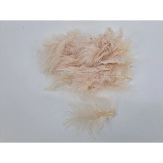 FEATHERS MARABOU BIG BEIGE +/-45GR