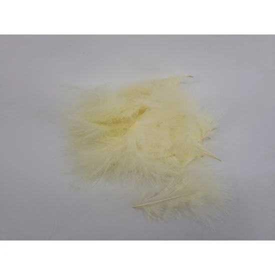 VEREN MARABOU GROOT CHAMPAGNE