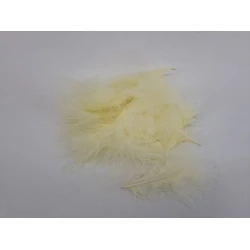 PLUMES DE MARABOU CHAMPAGNE +/-45GR
