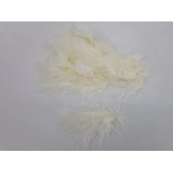 VEREN MARABOU GROOT ECRU +/-10GR