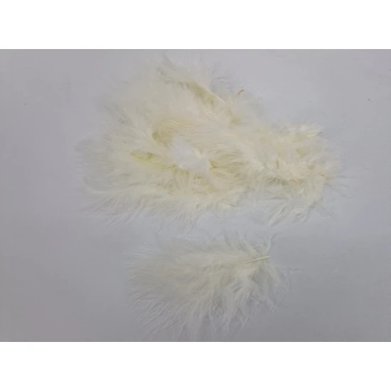 VEREN MARABOU GROOT ECRU