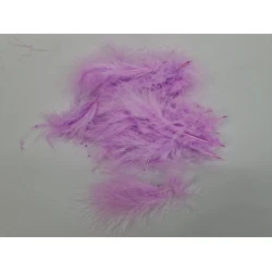 PLUMES DE MARABOU LILA +/-45GR