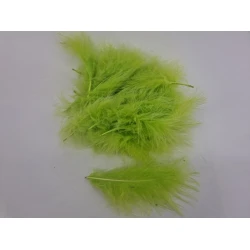 PLUMES DE MARABOU LIME GREEN +/10GR BOITE 200X120X50MM