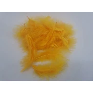 VEREN MARABOU GROOT ORANJE (EIERDOOIERGEEL ) +/-45GR