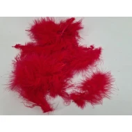 VEREN MARABOU GROOT ROOD +/-10GR