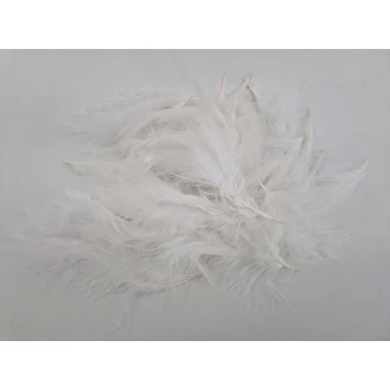 FEATHERS MARABOU BIG WHITE +/-45GR